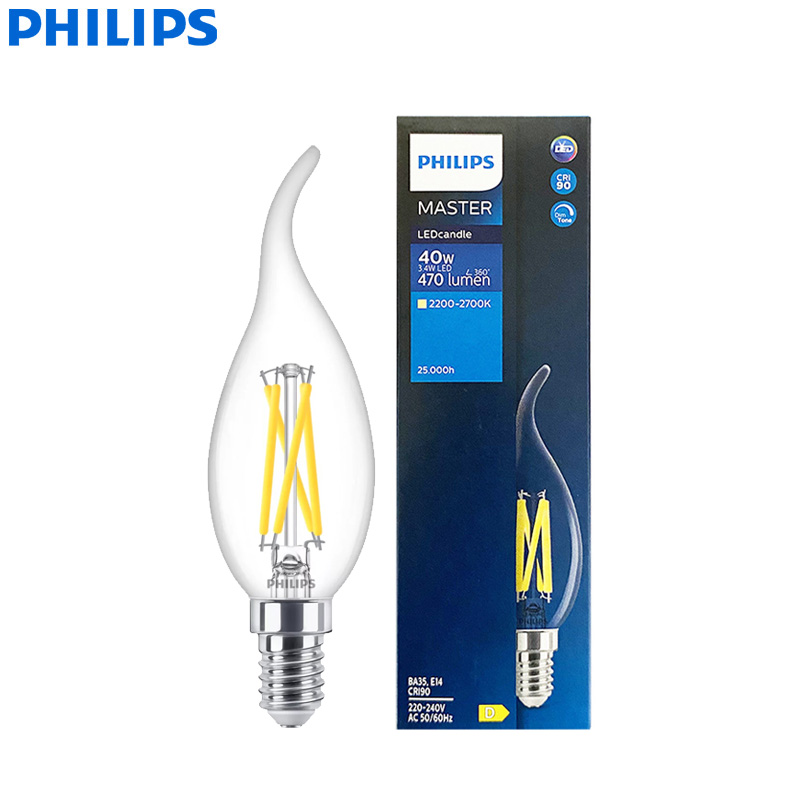 PHILIPS Master LED Candle E14  - Philips Bulb Led Classic ulasan dan harga