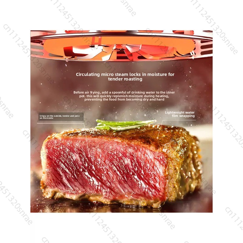 Glass Air Fryer, Household Smo - Lighting Visual ulasan dan harga