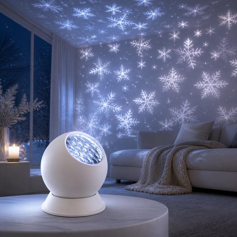 Christmas LED Snowflake Projec - Lighting Christmas Decor ulasan dan harga