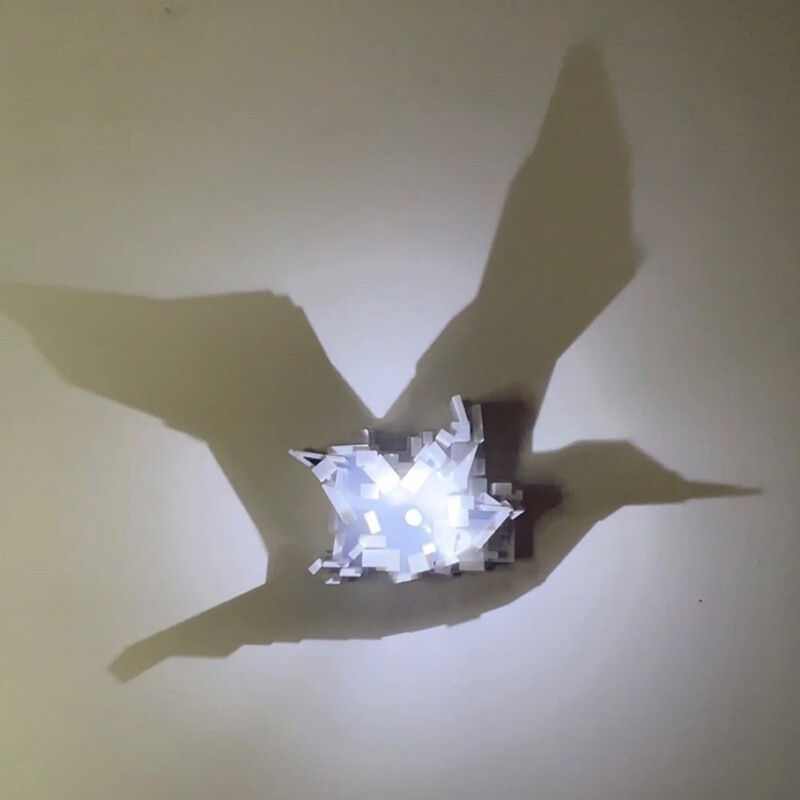 Dropshipping 3D Light Shadow N - Up Lighting Decor ulasan dan harga