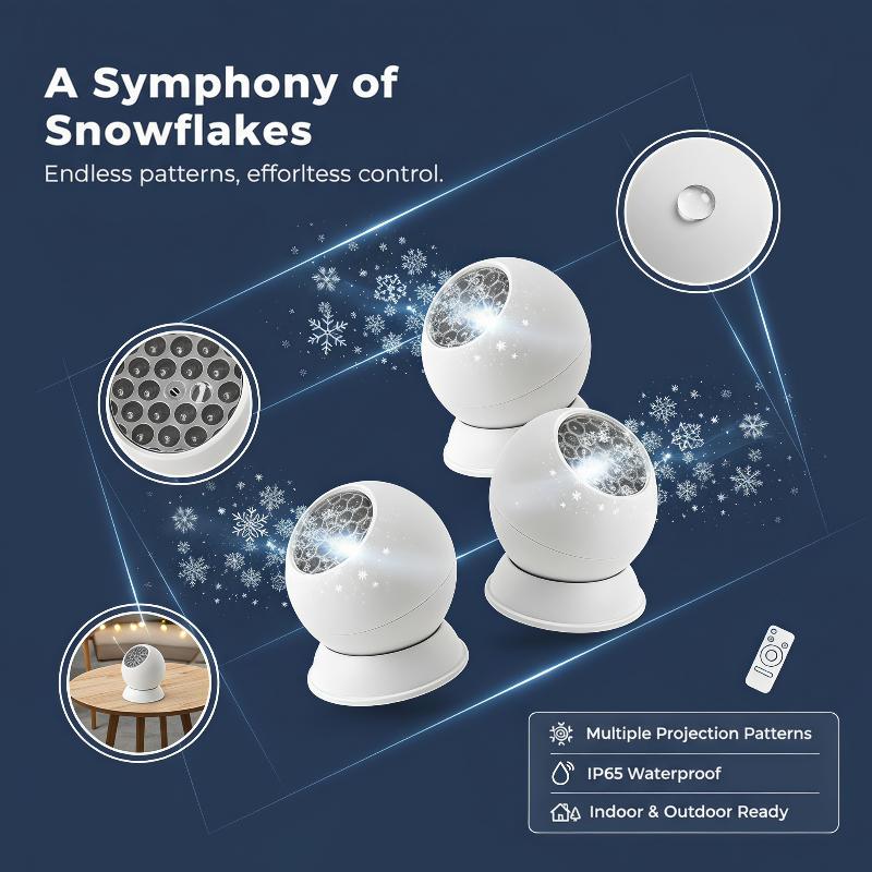 exquisiteLED Snowflake Christm - Lighting Christmas Decor ulasan dan harga